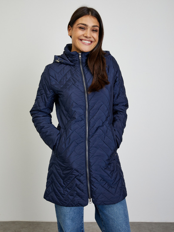 ZOOT.lab Temno modri ženski prešiti plašč ZOOT.lab Molly