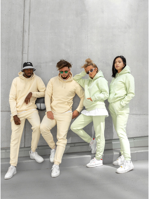 ICOONIC Bež unisex osnovne trenirke ICOONIC