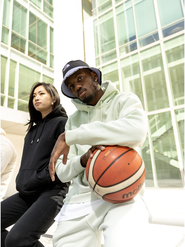 ICOONIC Črne unisex osnovne trenirke ICOONIC