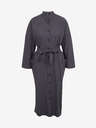 ZOOT.lab Temno siva ženska srajčna obleka s platnom ZOOT.lab Darsha