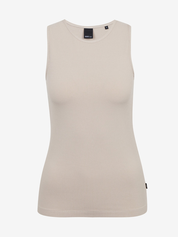ZOOT.lab Bež ženska rebrasta majica ZOOT.lab Reza