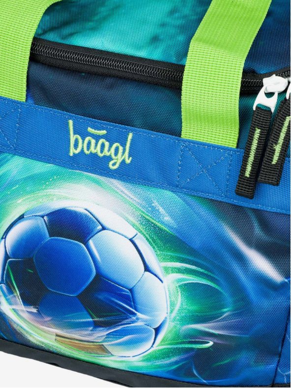 BAAGL  Modra otroška športna torba Nogomet Žoga Baagl
