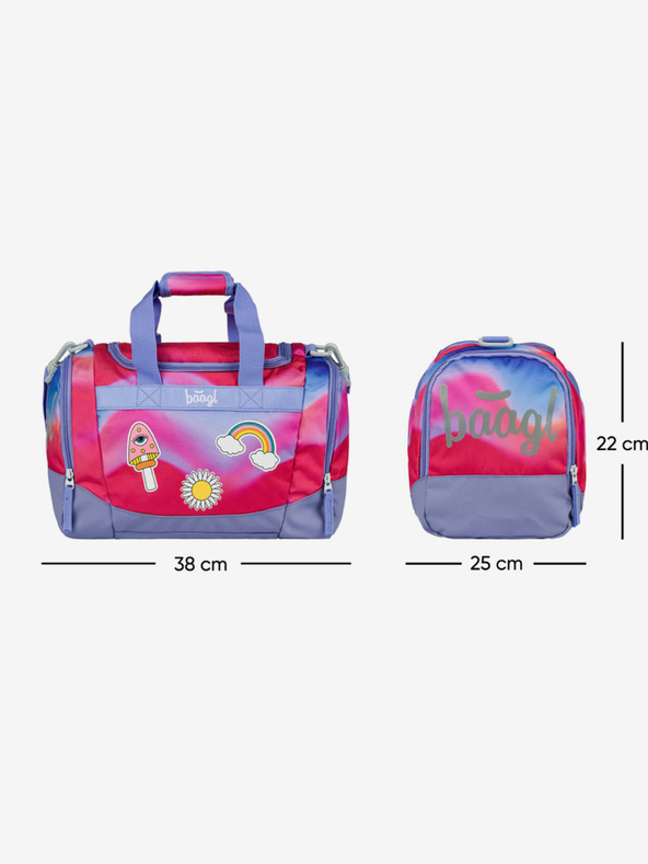 BAAGL  Rdeča otroška športna torba Hippie Baagl