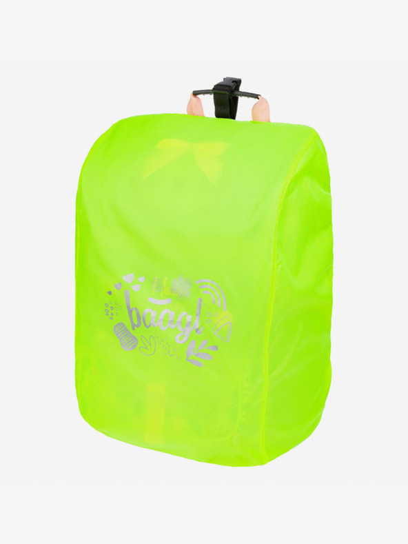 BAAGL  Rumena šolska torbica odsevni dežni plašč Baagl