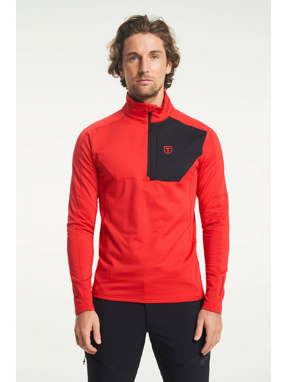 Tenson Moška funkcionalna jopa s kapuco TENSON TXlite Halfzip M rdeča