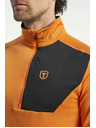 Tenson moška funkcionalna jopa s kapuco TENSON TXlite Halfzip M oranžna