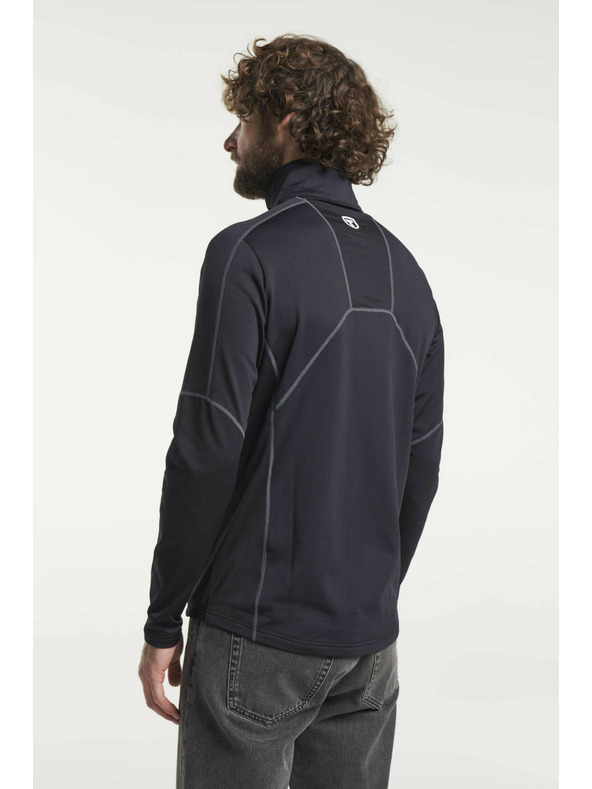 Tenson Moška funkcionalna jopa s kapuco Tenson Txlite s polnim zadrganjem M črna