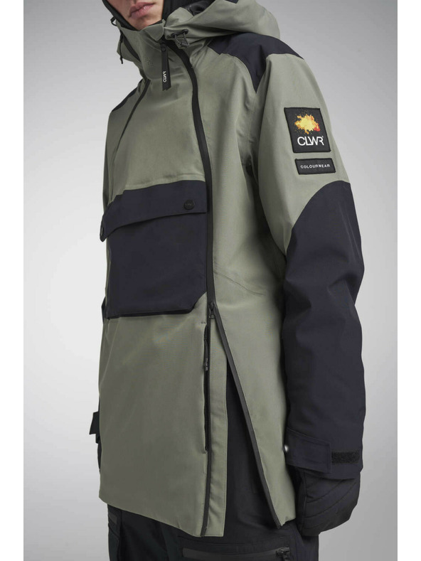 Tenson Moška bunda za deskanje na snegu Colourwear Foil M Grey Green