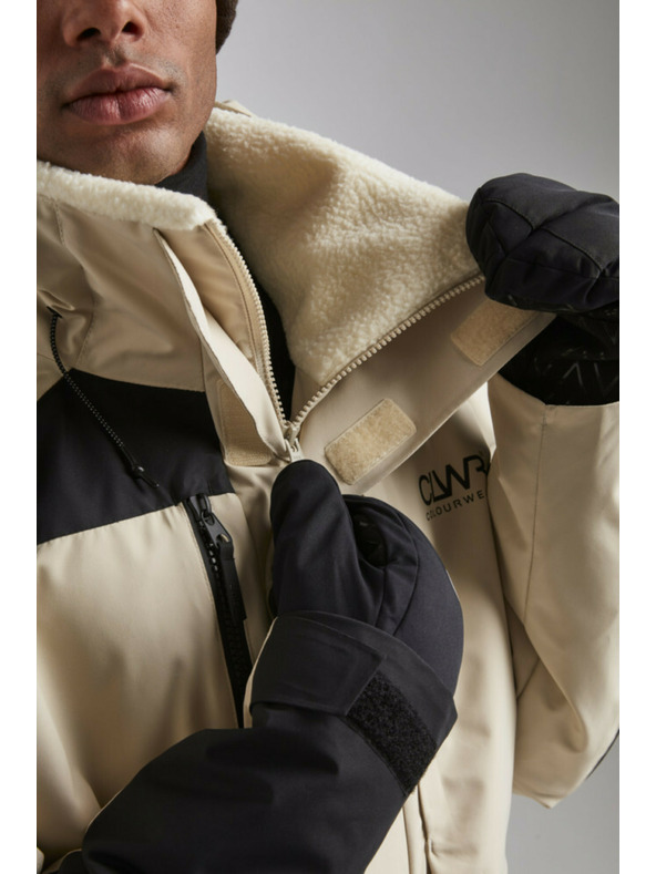 Tenson Moška snowboard jakna Colourwear Spine M Beige