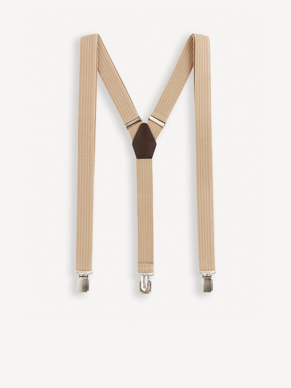 Celio Moške bež hlačne nogavice Celio Gistrap