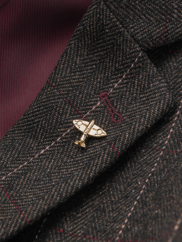 Ombre Clothing Okrasna kovinska zaponka za obleko majhna navadna zlata Ombre oblačila