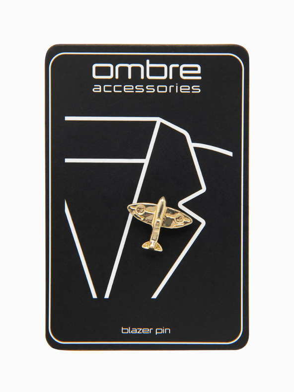 Ombre Clothing Okrasna kovinska zaponka za obleko majhna navadna zlata Ombre oblačila