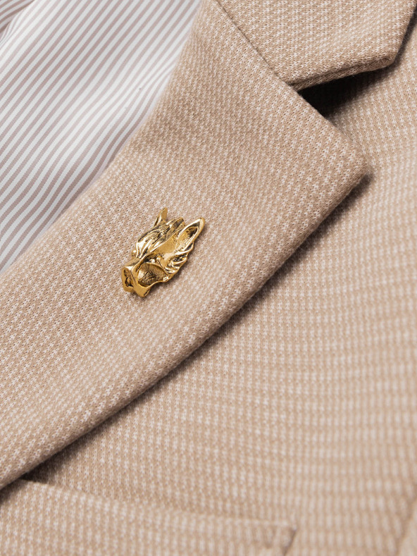 Ombre Clothing Kovinska okrasna volčja zaponka za obleko zlata Ombre Clothing