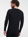 Tenson moške funkcionalne majice z dolgimi rokavi TENSON Himalaya Baselayer Merino Top M črna