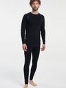 Tenson moške funkcionalne majice z dolgimi rokavi TENSON Himalaya Baselayer Merino Top M črna