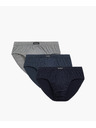 Atlantic Moške klasične spodnje hlače ATLANTIC 3Pack - večbarvne Velikost: