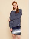 ZOOT.lab Temno modra črtasta osnovna ženska jopa ZOOT.lab Maja