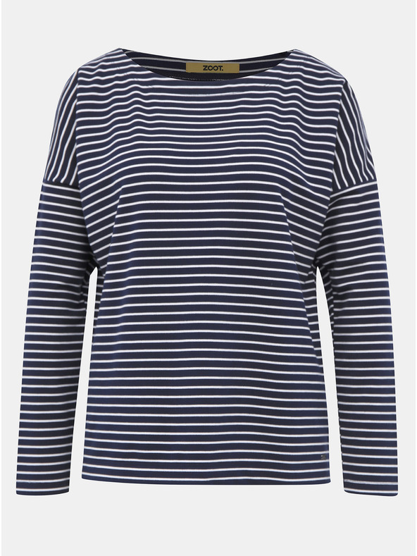 ZOOT.lab Temno modra črtasta osnovna ženska jopa ZOOT.lab Maja