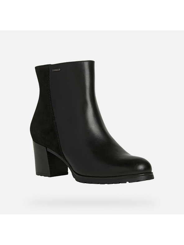 Geox Črni ženski gležnarji Geox New Lise Np Abx