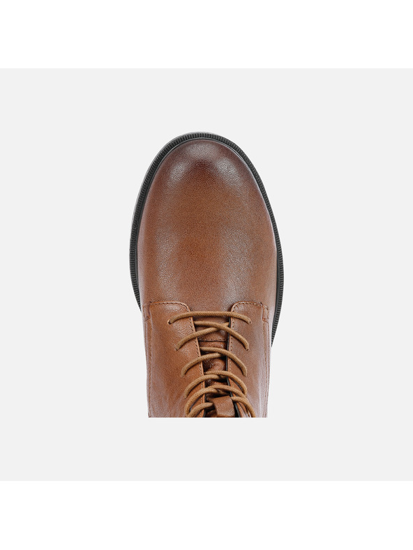 Geox Rjavi ženski gležnarji Geox Catria