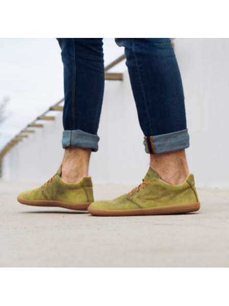 Vasky Ženske usnjene barefoot zelene Vasky Terry Green
