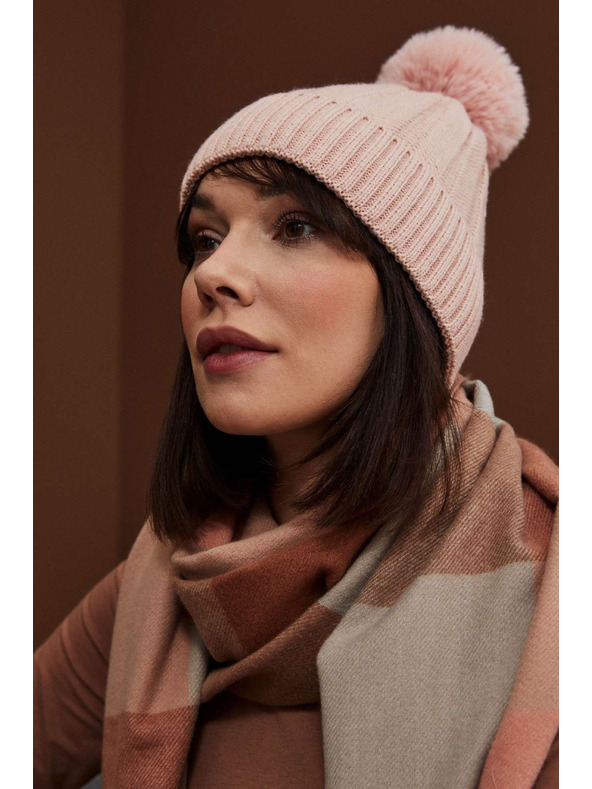 Moodo Svetlo roza ženska kapa Moodo