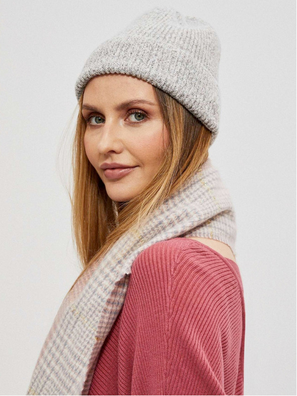 Moodo Svetlo siva ženska kapa Moodo