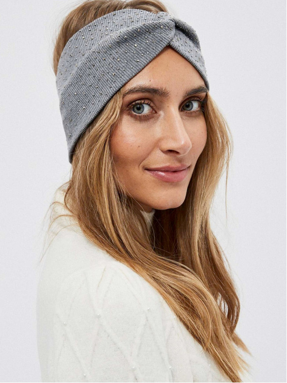 Moodo Siva ženska svetleča naglavna ruta Moodo