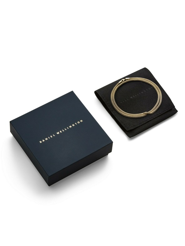 Daniel Wellington Zlata jeklena verižica Daniel Wellington Mesh DW00401099