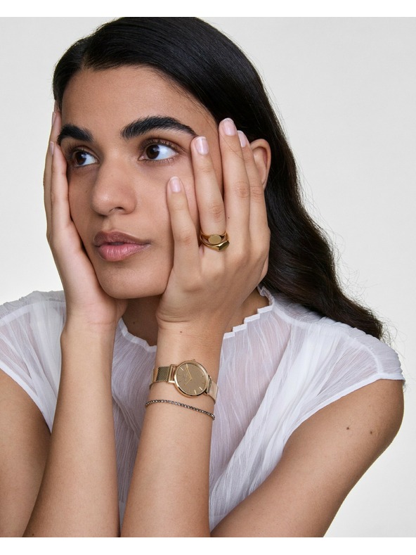 Daniel Wellington Zlat jekleni zapestni pas Daniel Wellington Tennis DW00401107