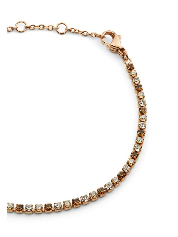 Daniel Wellington Rožnato zlat jekleni zapestni pas Daniel Wellington Tennis DW00401115