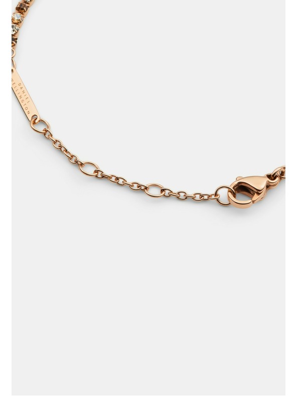 Daniel Wellington Rožnato zlat jekleni zapestni pas Daniel Wellington Tennis DW00401115