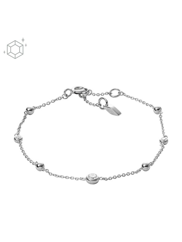 Fossil Ženski srebrni zapestni pas Fossil JFS00452040