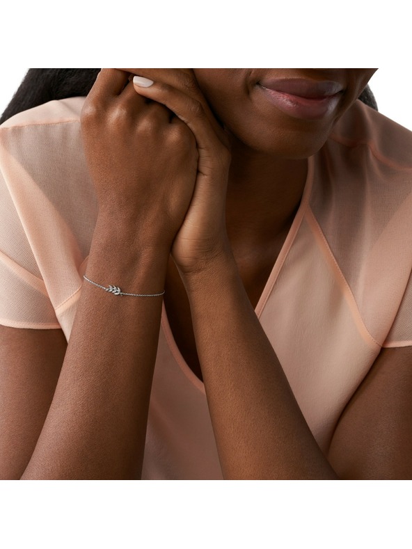 Fossil Ženski srebrni zapestni pas Fossil JFS00484040