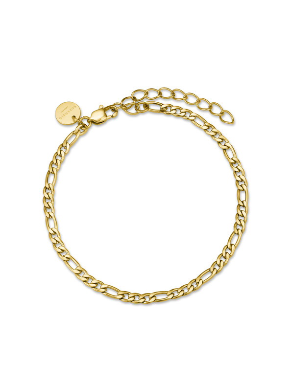 Rosefield Rosefield zapestnica zlate barve Figaro Chain JBFCG-J532