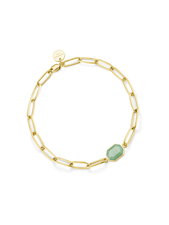 Rosefield Rosefield zapestnica v zlati barvi Geometric Gemstone JBGGG-J662