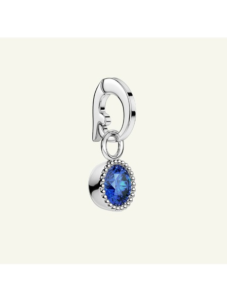 Rosefield Rosefield obesek srebrne barve Birthstone September barva