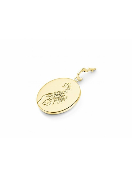 Rosefield Rosefield obesek zlate barve Zodiac Coin Škorpijon