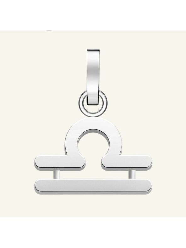 Rosefield Rosefield obesek Zodiac Symbol Tehtnica v srebrni barvi