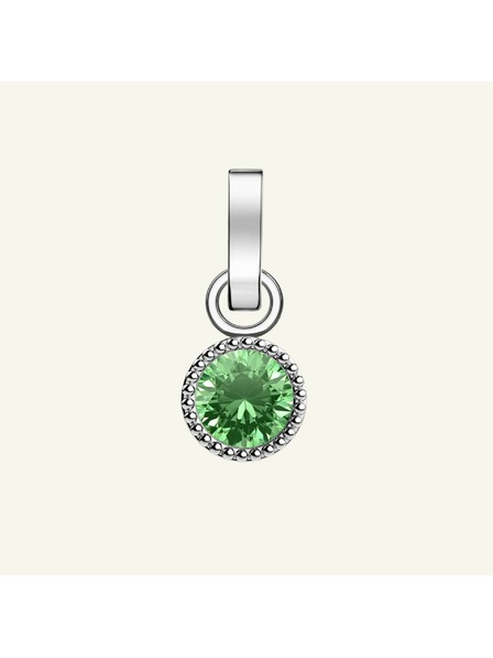 Rosefield Rosefield obesek srebrne barve Birthstone Avgust barva