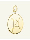 Rosefield Rosefield obesek zlate barve Zodiac Coin Strelec