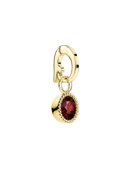 Rosefield Rosefield obesek zlate barve Birthstone Januar barva