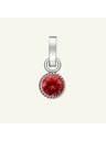 Rosefield Rosefield obesek srebrne barve Birthstone July barva