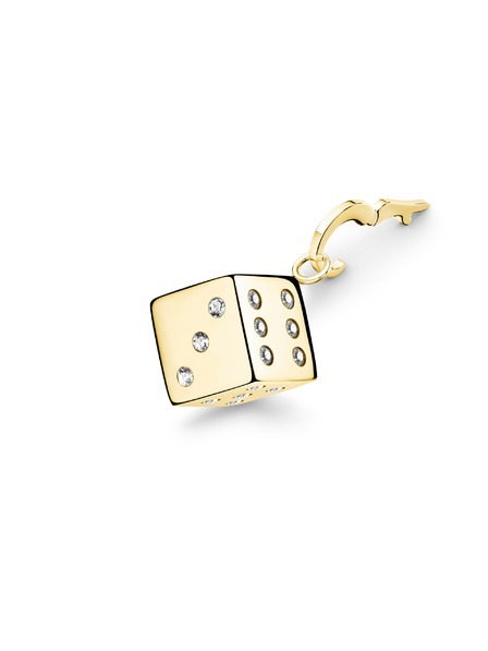 Rosefield Rosefield obesek Lucky Symbol Dice