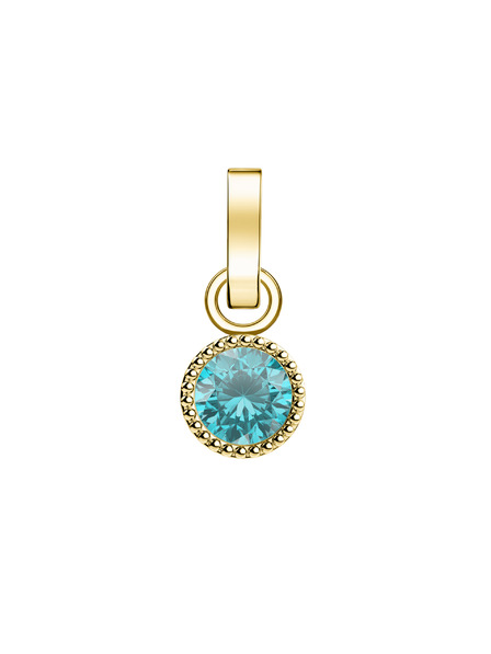 Rosefield Rosefield obesek zlate barve Birthstone March barva