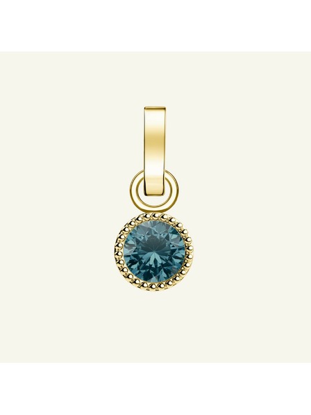 Rosefield Rosefield obesek zlate barve Birthstone December barva