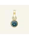Rosefield Rosefield obesek zlate barve Birthstone December barva