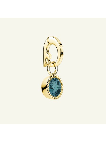 Rosefield Rosefield obesek zlate barve Birthstone December barva