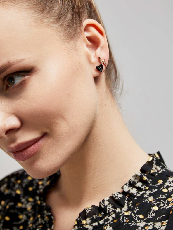 Moodo Komplet zlatih uhanov Moodo