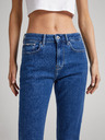 Pepe Jeans Modre ženske kavbojke ravnega kroja Pepe Jeans Mary